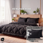 NuitDouce® Couverture - La couette 2-en-1 qui sèche vite et élimine le besoin de linge de lit.