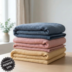 Couverture en mousseline de coton