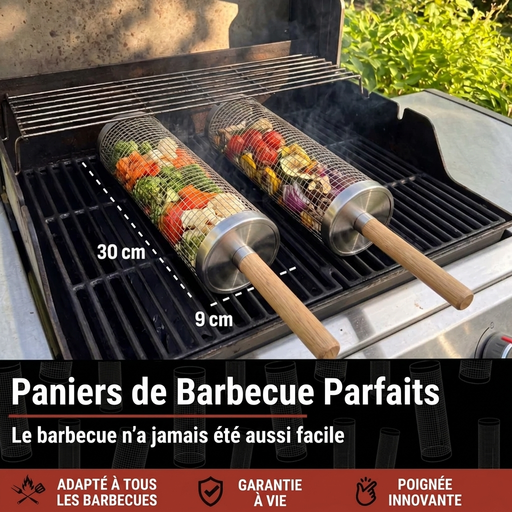MasterGrill à manche rotatif