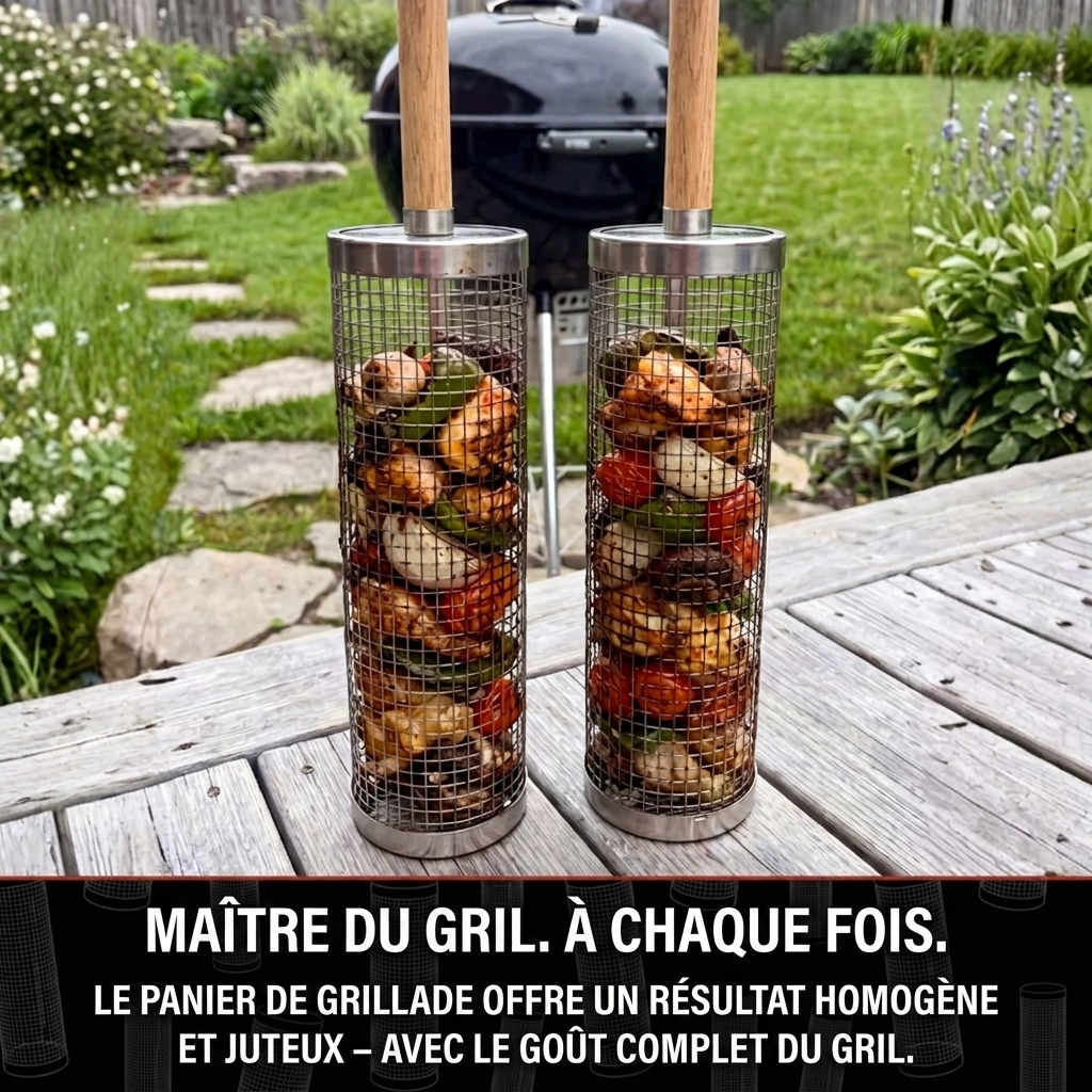 MasterGrill à manche rotatif