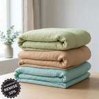 Couverture en mousseline de coton