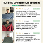 NuitDouce® Couverture - La couette 2-en-1 qui sèche vite et élimine le besoin de linge de lit.