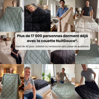NuitDouce® Couverture - La couette 2-en-1 qui sèche vite et élimine le besoin de linge de lit.