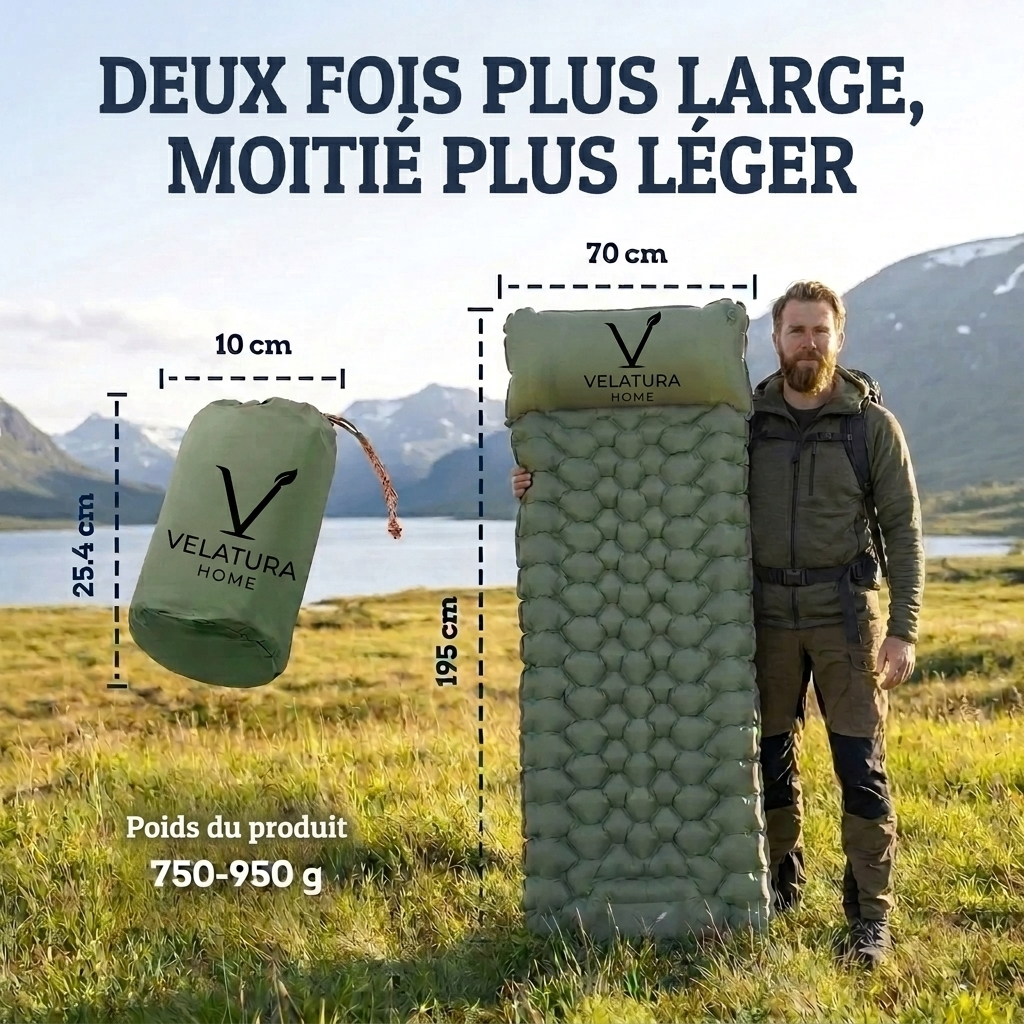 Matelas Gonflable Ultraléger et Compact